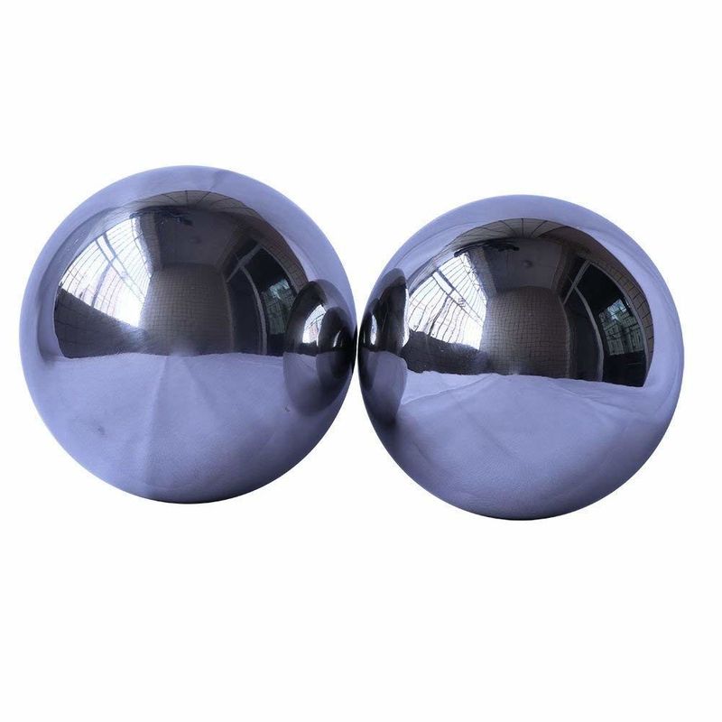 China Esfera brilhante olhando de aço inoxidável oca durável do globo do espelho da bola da bola de aço fábrica